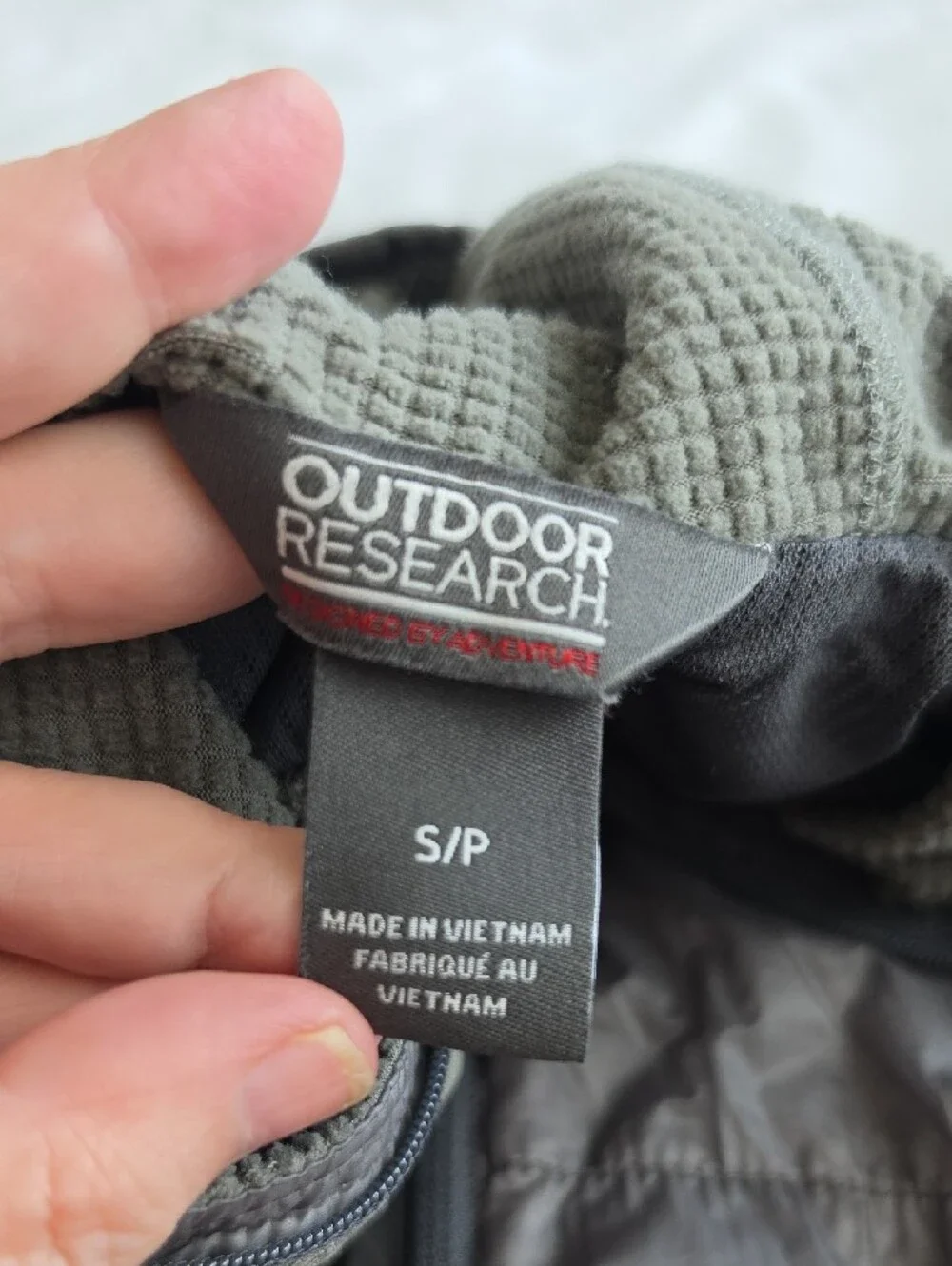 OUTDOOR RESEARCH | Deviator Hybrid Hooded Lightweight Jacket Full Zip Gray | S